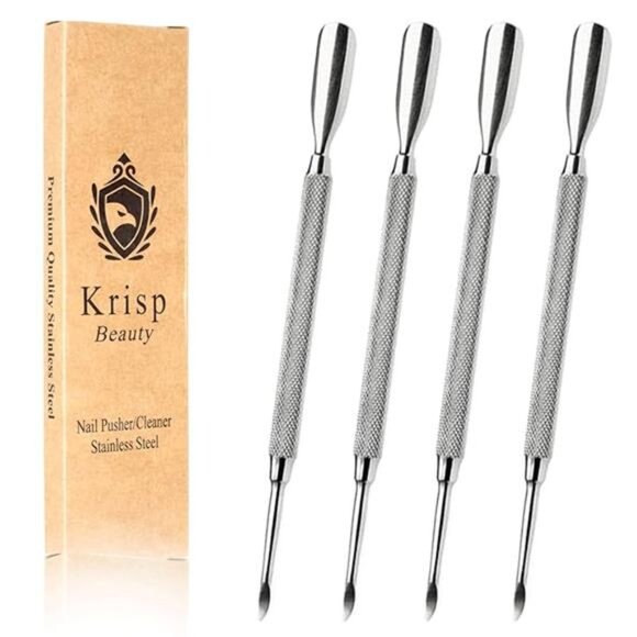 Cuticle Pusher Dual Sided - Sharp Edge Spoon Shaped Double Ended Cuticle Pusher - Picture 7 of 7
